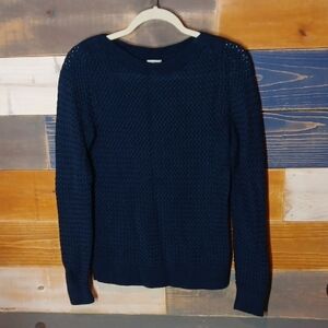 L.L. Bean Blue Crew Neck Sweater S